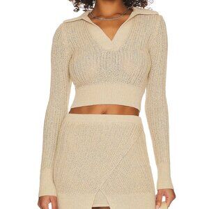 Tazia Polo Knit Top L'Academie